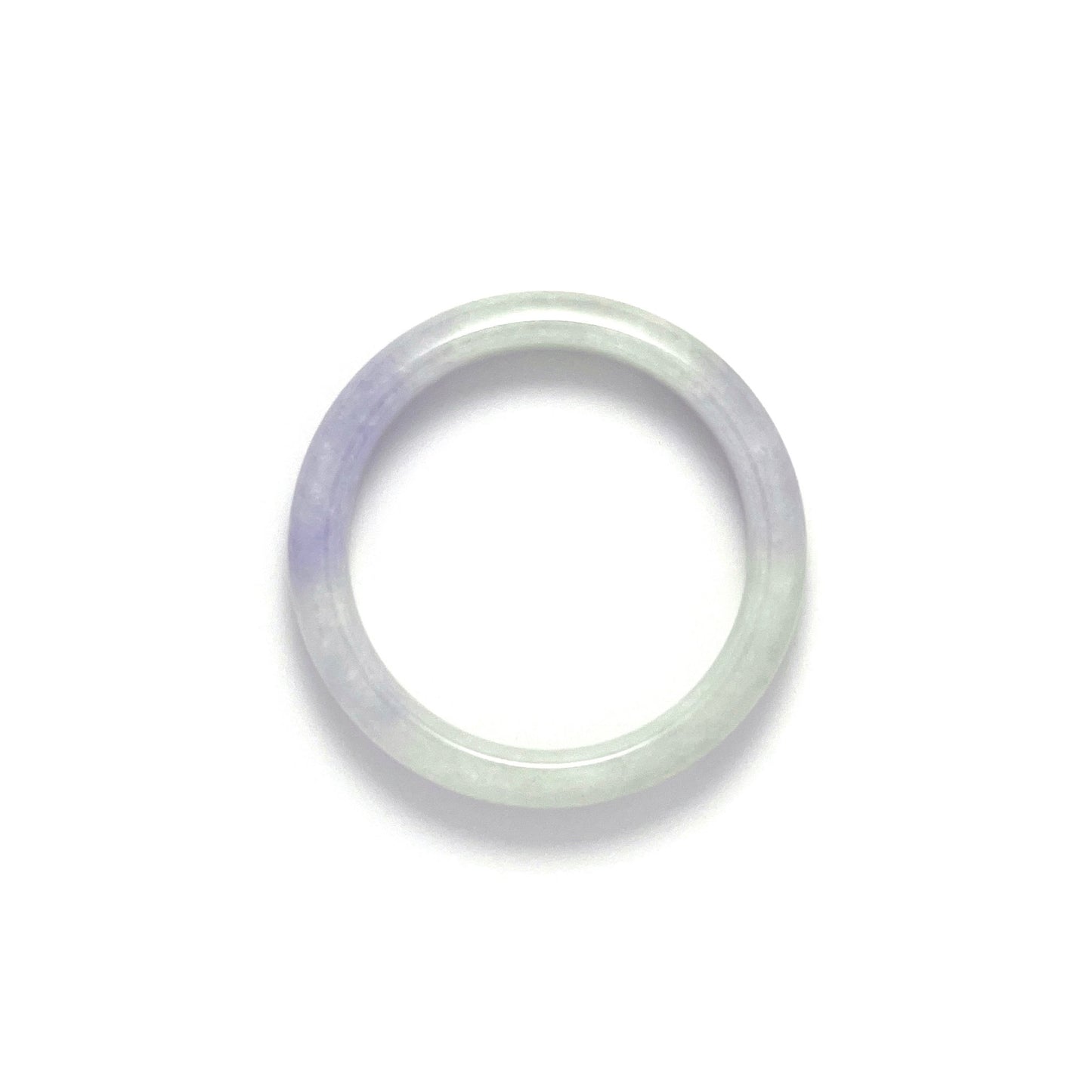 Bangle - 緬甸糯種紫羅蘭圓福形天然翡翠手鐲 - 雅玉珠寶