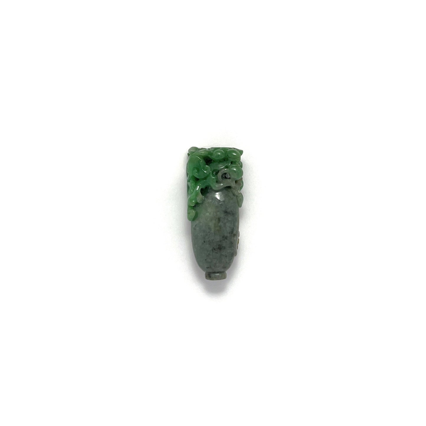 Pendant - 緬甸褔祿壽喜雀如意花瓶雕刻天然翡翠掛件 - 雅玉珠寶