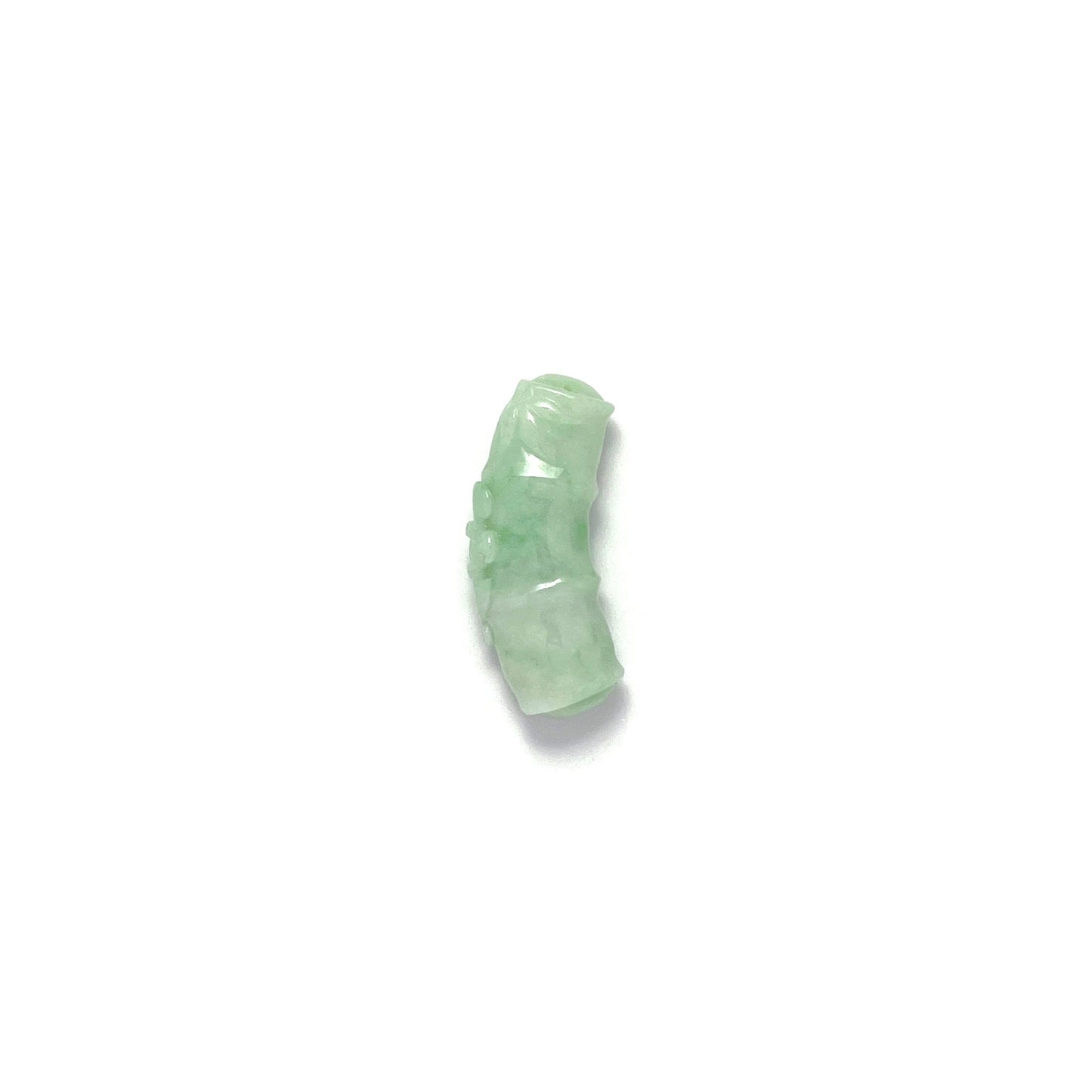 Pendant - 緬甸花青蝠鼠竹報平安天然翡翠吊墜 - 雅玉珠寶