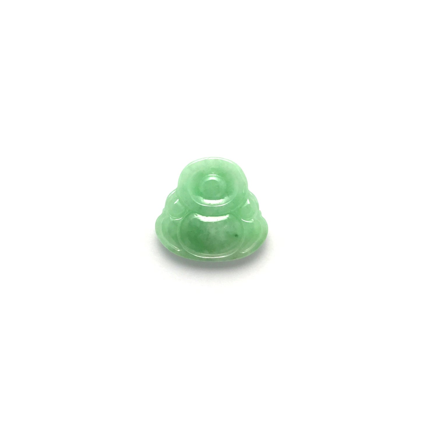 Pendant - 緬甸豆青布袋笑佛雕刻天然翡翠吊墜 - 雅玉珠寶