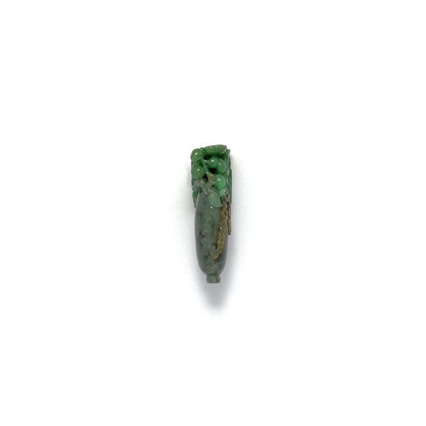 Pendant - 緬甸褔祿壽喜雀如意花瓶雕刻天然翡翠掛件 - 雅玉珠寶