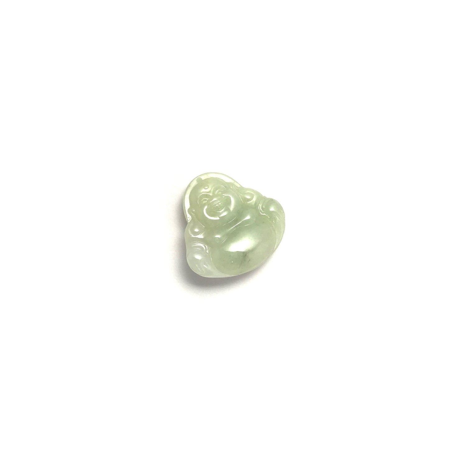 Pendant - 緬甸糯種布袋笑佛雕刻天然翡翠吊墜 - 雅玉珠寶