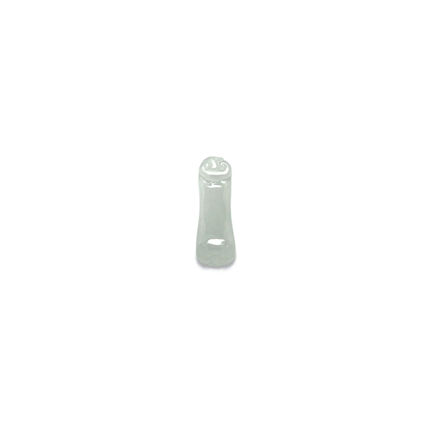 Pendant - 緬甸冰種玉如意雕刻天然翡翠吊墜 - 雅玉珠寶