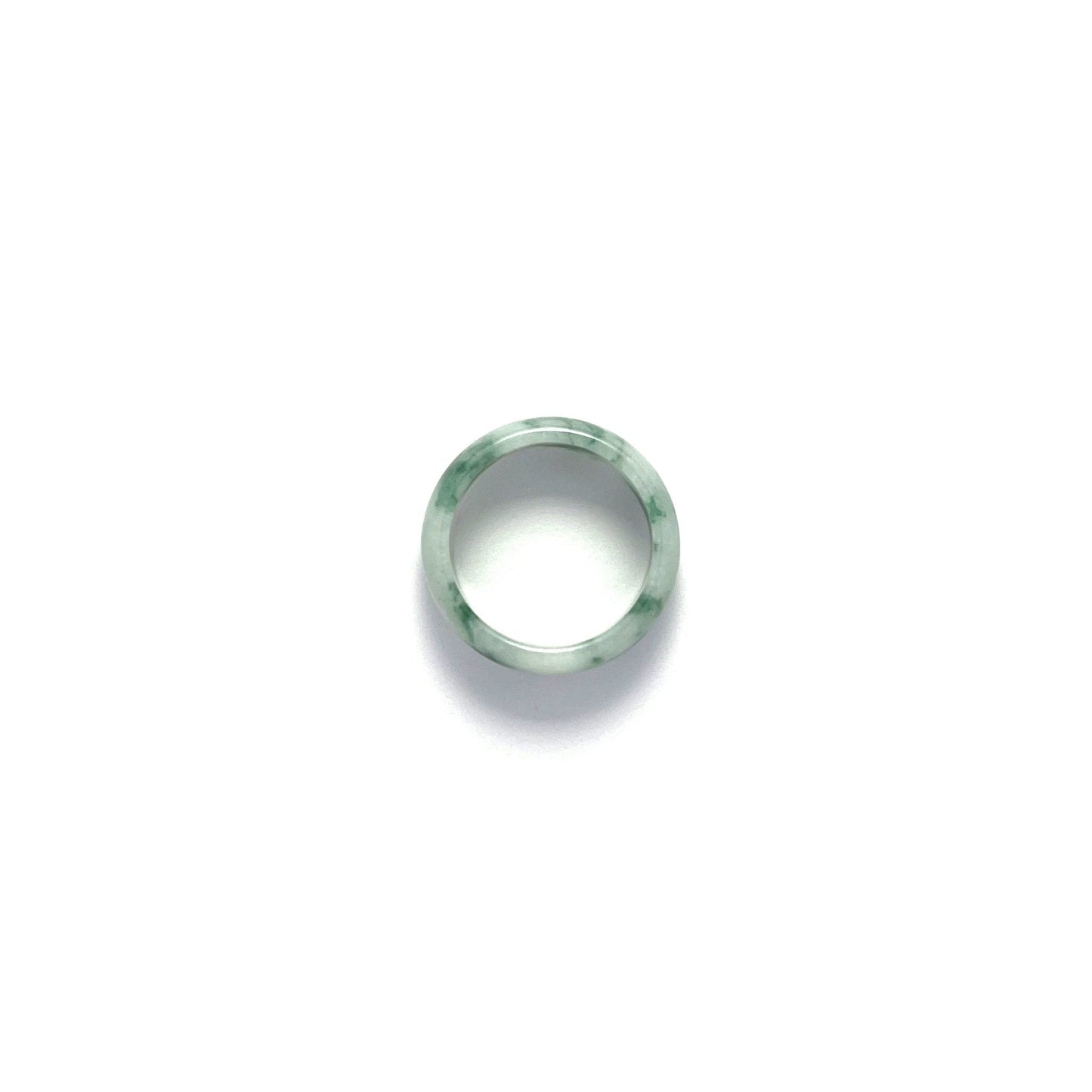 Ring - 緬甸花青飄彩圓福形天然翡翠戒指 - 雅玉珠寶